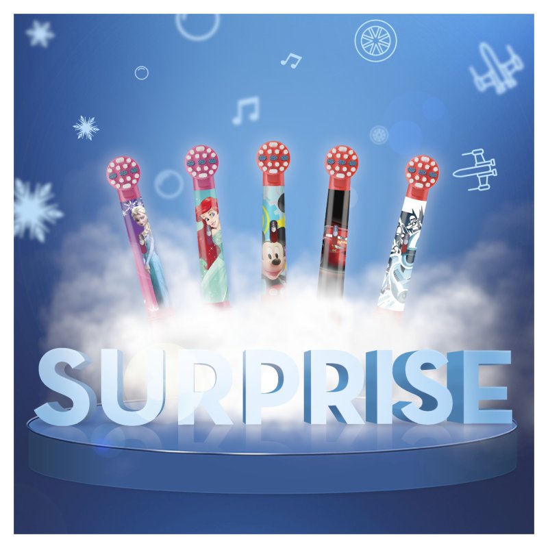 Oral-B Disney Kids Toothbrush with 3 Replacement Heads