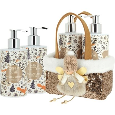 Vivian Gray Bronze Fairy Hand Care Cosmetic Set - Cream Soap And Hand Lotion