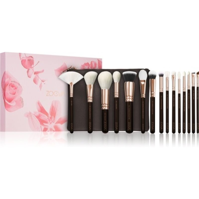 ZOEVA The Artists Brush Set Rose Golden Edition - Travel Brush Set