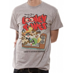 LOONEY TUNES - T-Shirt IN A TUBE- Retro TV (S)