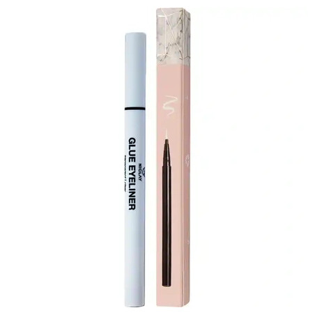 Niclay Glue Eyeliner - Transparent Waterproof Eyelash Glue Eyeliner Pen, 10 Grams