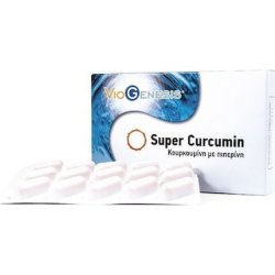 Viogenesis Super Curcumin Dietary Supplement With Curcumin - Piperine, 30 Capsules