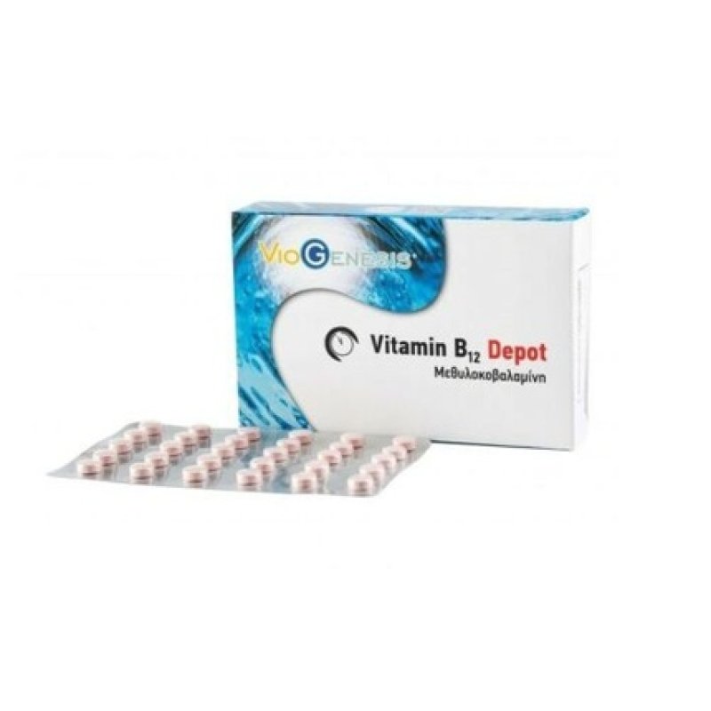 Viogenesis Vitamin B12 Methylcobalamin Depot 1000μg 30 Tablets