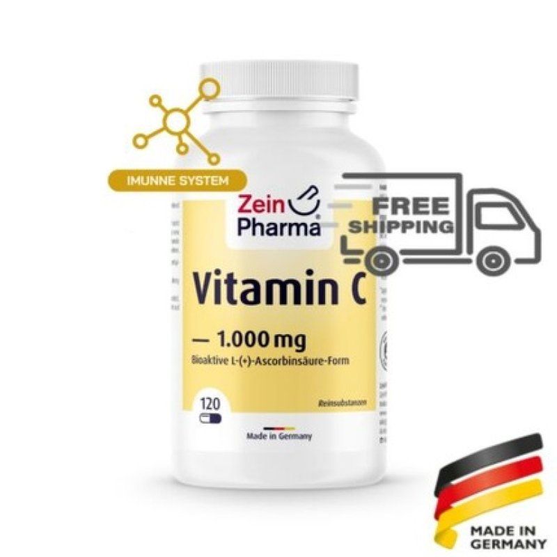 Zeinpharma Vitamin C 1000mg 120 Capsules
