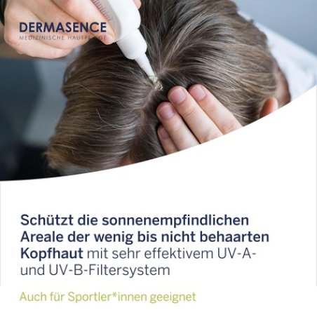 DERMASENCE Solvinea Liquid AK SPF 50 75ml - Scalp Sunscreen Fluid - Non-Greasy and Fast Absorbing