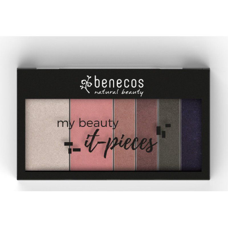 Benecos Natural Cosmetics Refill Eyeshadow Talkfree Vegan Back to Black Lilac Light 1 Count