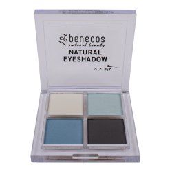 Benecos Naturkosmetik Quattro Eyeshadow Palette True Blue 4.8g