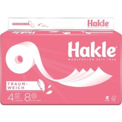 Hakle Traumweich Toilet Paper 4-Ply 8 x 130 Sheets