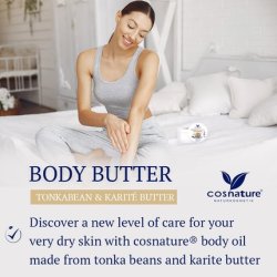 Cosnature Body Butter Tonka Bean & Shea Butter 200ml