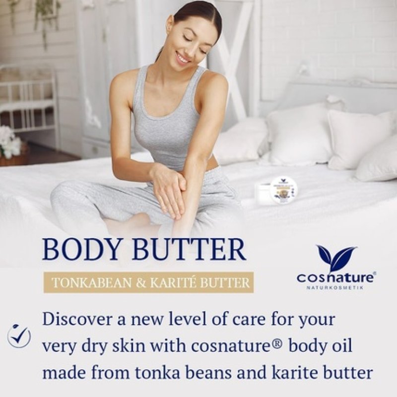Cosnature Body Butter Tonka Bean & Shea Butter 200ml