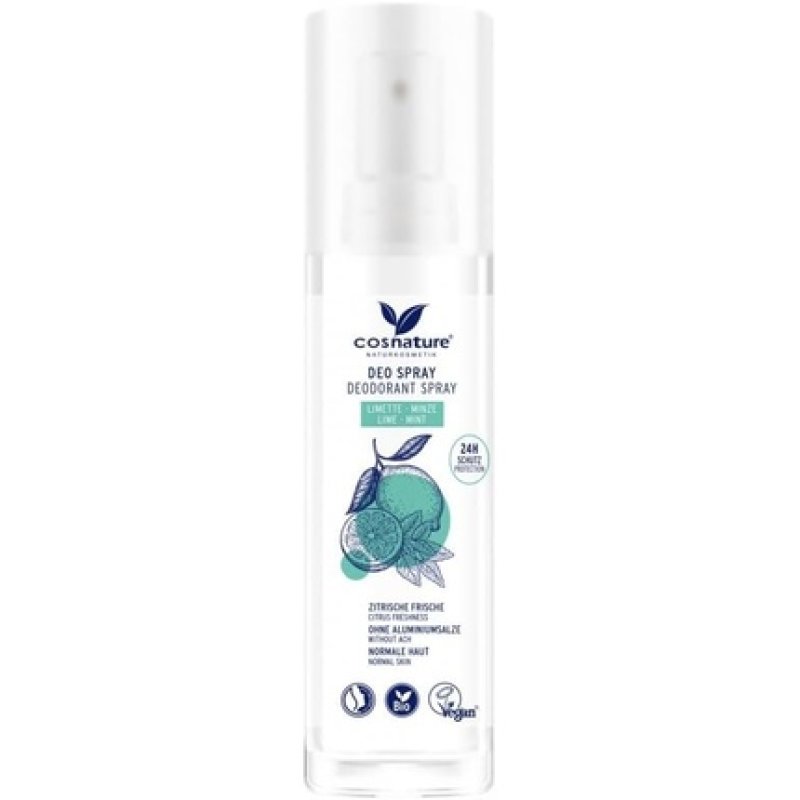 Cosnature Lime and Mint Deodorant Spray 75ml