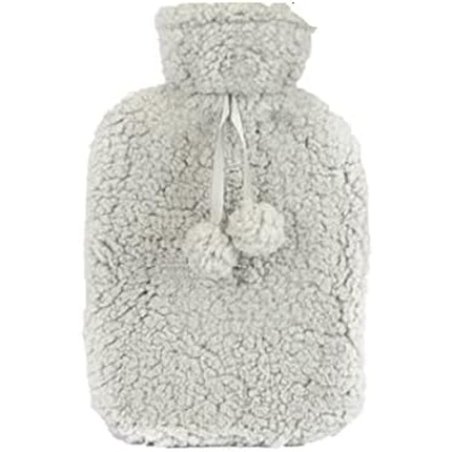 Hot Water Bottle with Soft Teddy Plush Cover Leak Proof 2L