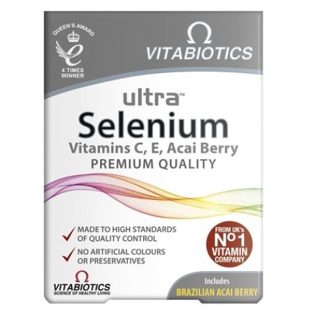 Vitabiotics Ultra Selenium Dietary Supplement 30 Tablets