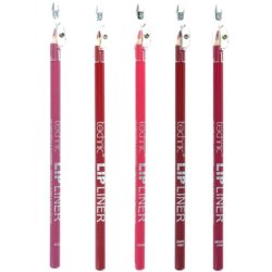 TECHNIC Chunky Lipliner Lipstick with Sharpener Pink Act Red Coral Red