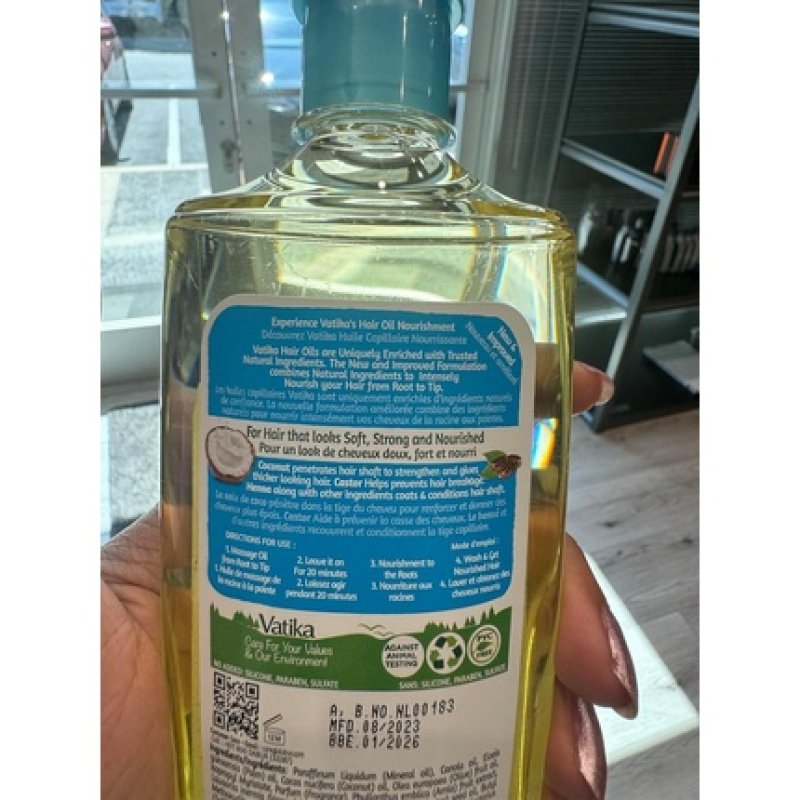 Dabur Vatika Naturals Enriched Coconut Hair Oil - Nourishing Formula for Healthy Hair