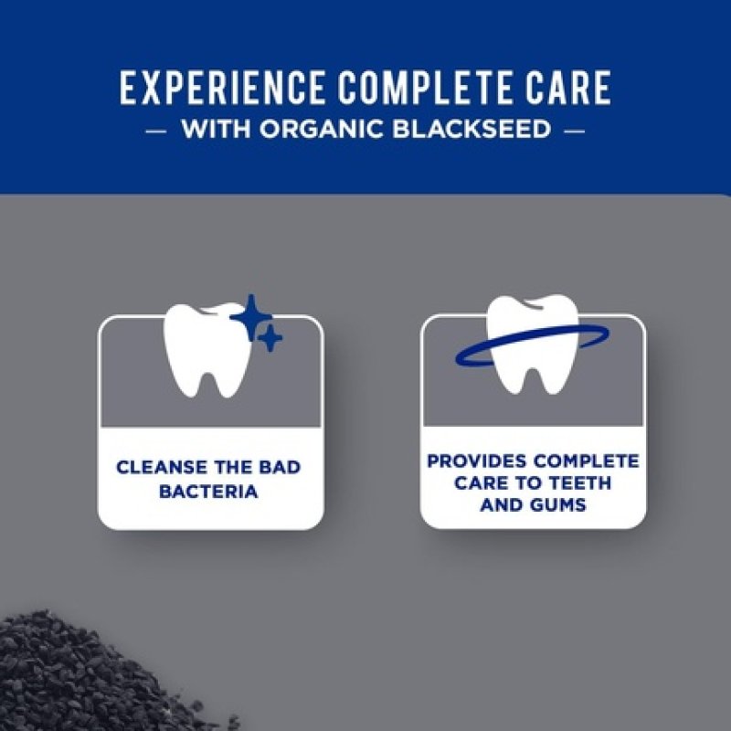 Dabur Black Seed Toothpaste with Organic Black Seed 100ml - Natural Oral Care for Strong Teeth and Gums - Herbal