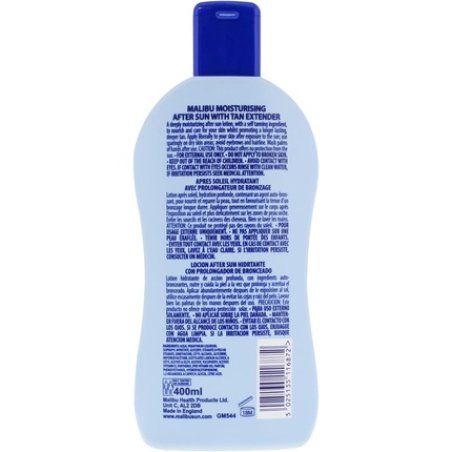 Malibu Mosturising After Sun With Tan Extender Lotion 400ml