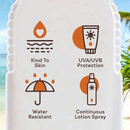 Malibu Sun SPF 30 Continuous Lotion Spray Sunscreen with Vitamins 175ml