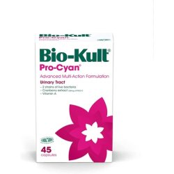 Bio-Kult Pro-Cyan Advanced Multi-Action Bacterial Formulation with Cranberry Extract and Vitamin A 45 Capsules