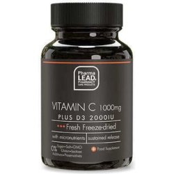 Pharmalead Black Range Vitamin C 1000mg Plus D3 2000iu - 120 Capsules