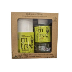 M-Free Insect Repellent Roll On Set Plus Refill 75ml