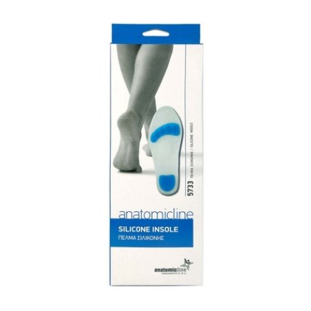 Anatomic Line Anatomicline 5733 Silicone Insole Xxlarge Size 44-46