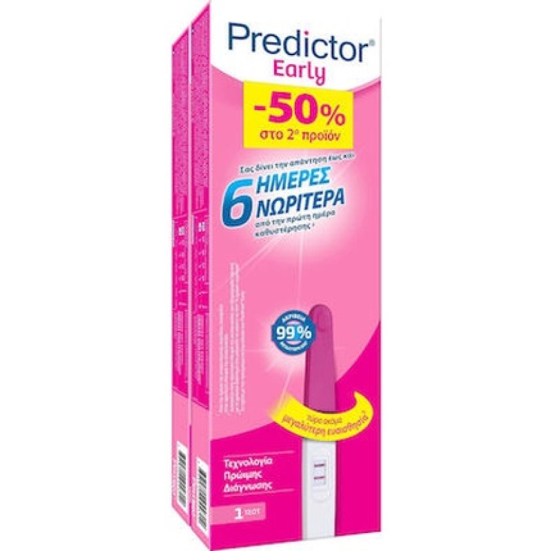 Predictor Early 6 Days Pregnancy Test - 2 Tests