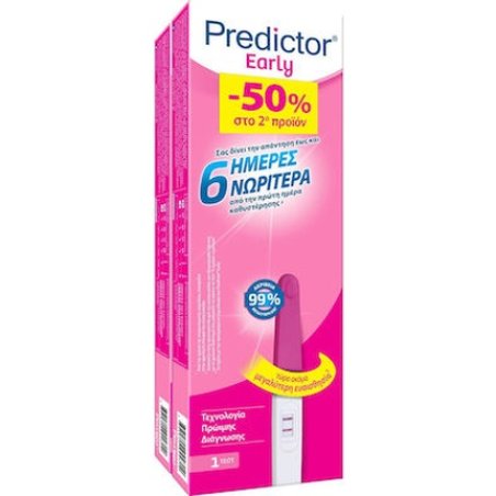 Predictor Early 6 Days Pregnancy Test - 2 Tests