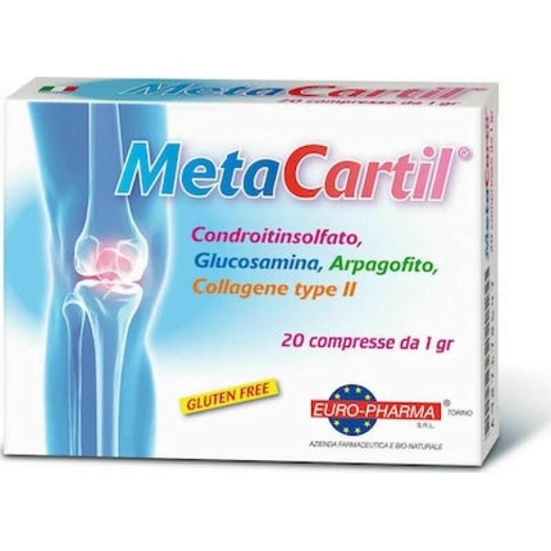 Bionat Metacartil Dietary Supplement For The Normal Function Of Joints - 20 Capsules