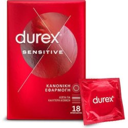 Durex Sensitive Condoms Thin For Greater Sensitivity - 18 Pieces