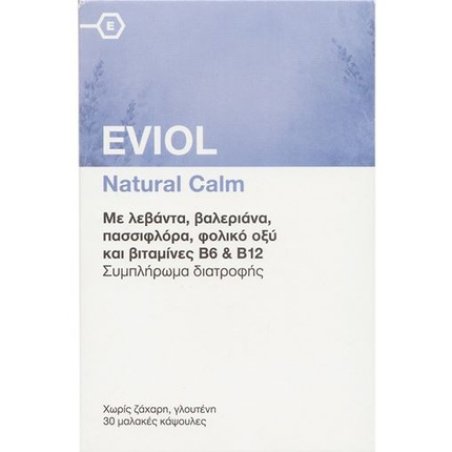 Eviol Natural Calm For Anxiety 30 Soft Capsules