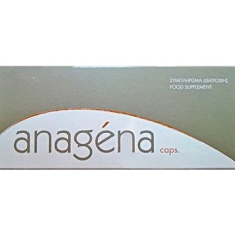 Anagena Akmed Dietary Supplement For Hair And Nail Strengthening - 30 Capsules