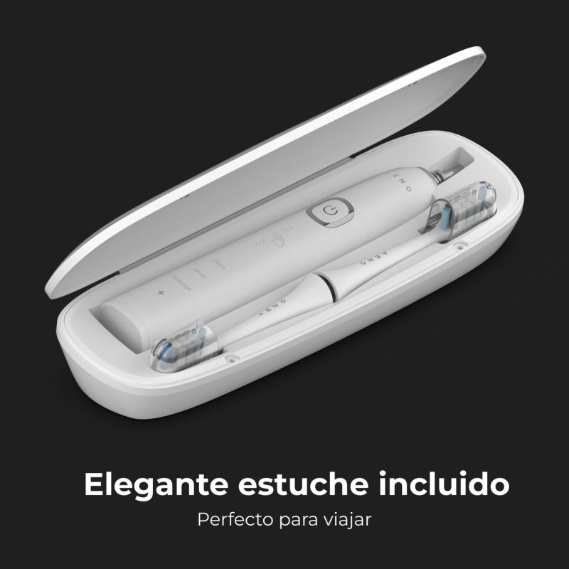 AENO DB3 Sonic Toothbrush with 3 Cleaning Modes and 4 Brush Heads White