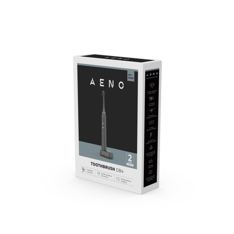 AENO DB4 Adult Ultrasonic Toothbrush Black