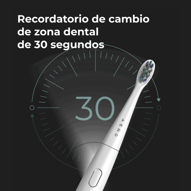 AENO DB7 Enfant Brosse à dents à ultrasons Argent, Blanc