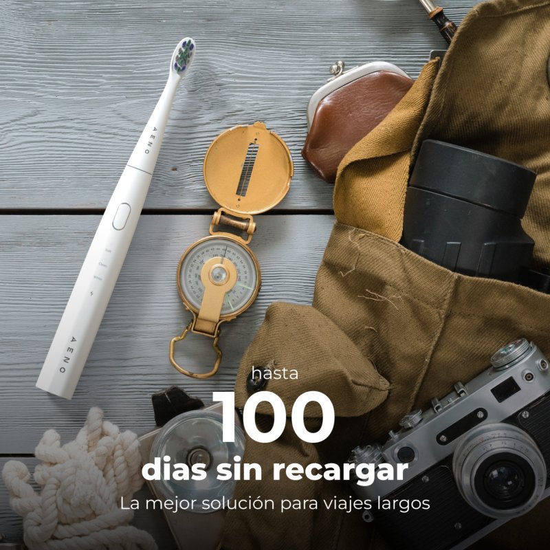 AENO DB7 Enfant Brosse à dents à ultrasons Argent, Blanc