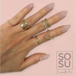 Sosu Stiletto False Nails Nudist
