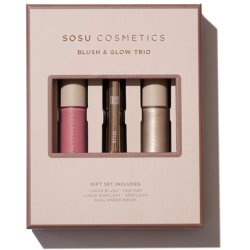 Sosu Cosmetics Blush Glow Trio Gift Set Of Decorative Cosmetics