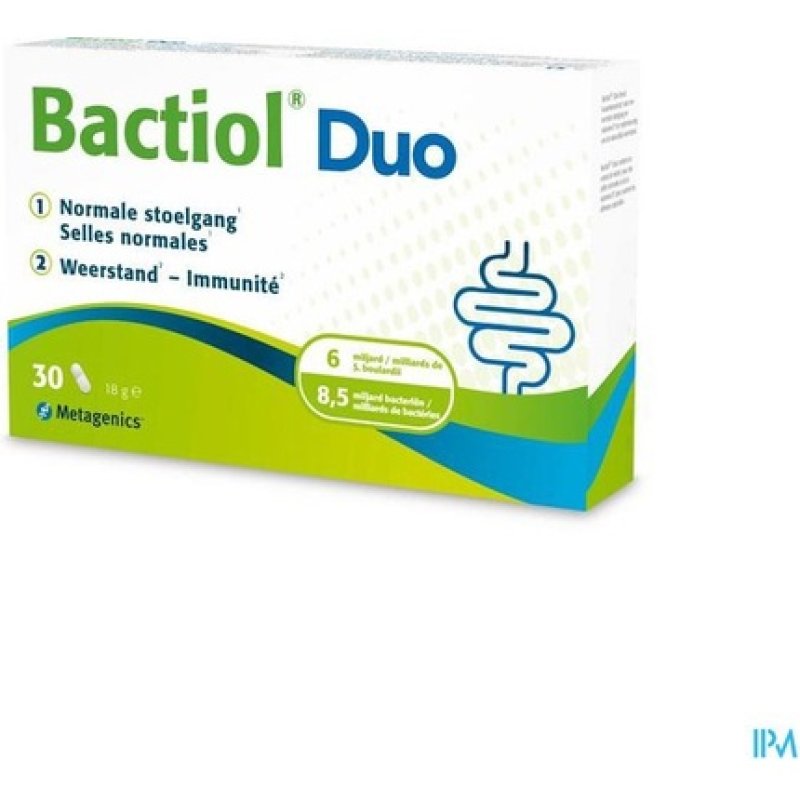 Metagenics Bactiol Duo - 30 Capsules - Probiotics