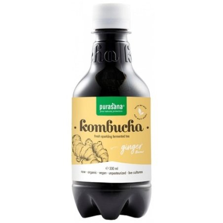 Purasana Organic Ginger Kombucha 330ml