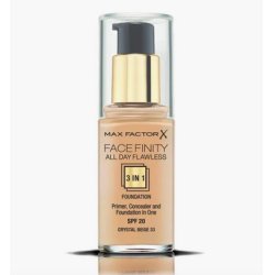 Max Factor Facefinity 3-in-1 All Day Flawless Foundation SPF 20 Crystal Beige