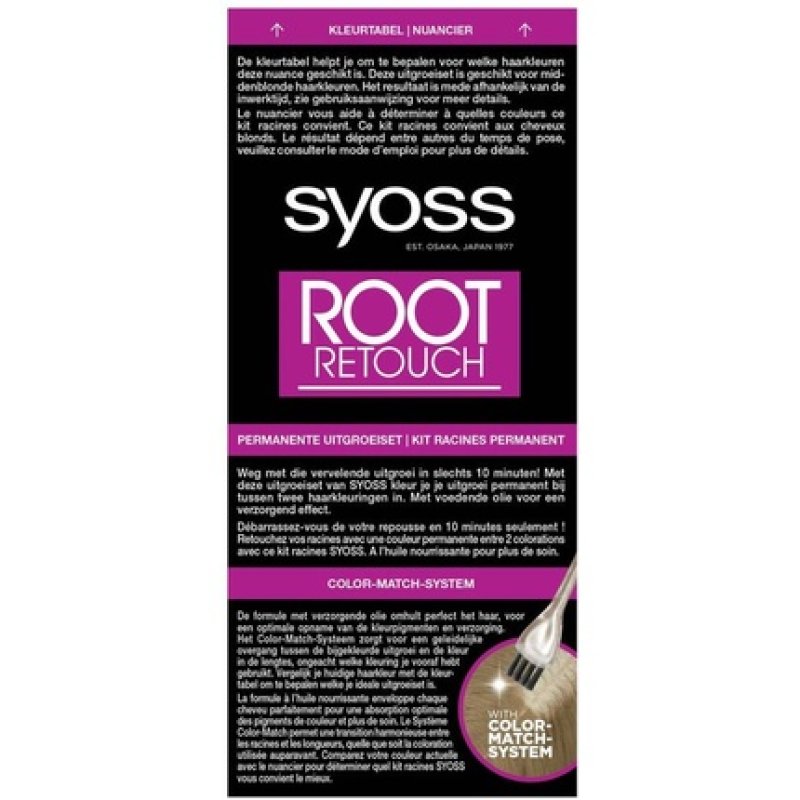 Syoss Growing Out Set Br1 Medium Blond Rootset