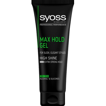 SYOSS Max Hold Gel pour les cheveux Unisexe 250 ml