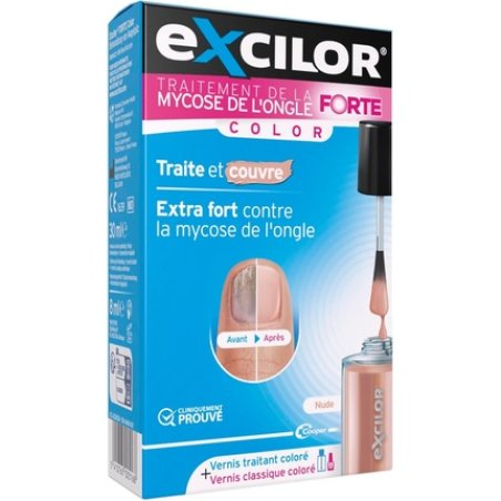 Excilor Forte Color Nail Fungus Treatment - Treats and Covers