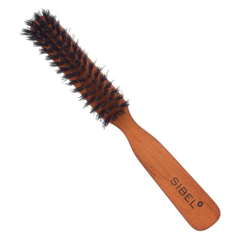 Classic Flat Brush 49 with 4 Rows of Wild Boar Bristles and Wood Handle