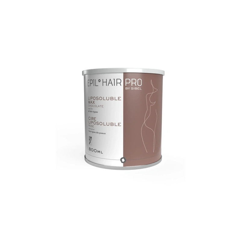 Sibel Chocolate Wax Pot For Face And Body - 800 Grams