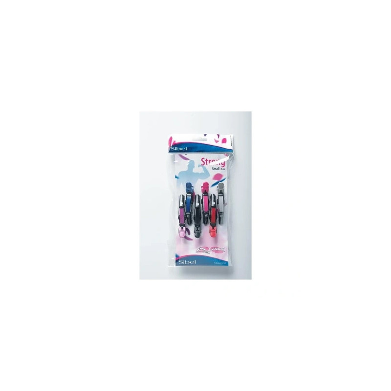 Sibel Sib Crocodile Clips 9cm Mixed Colors X6
