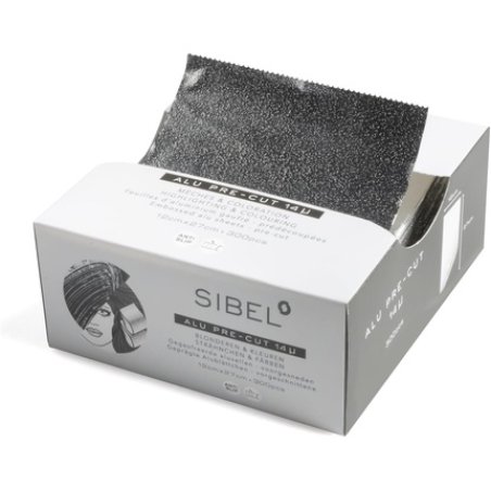 Embossed Boxed Pre-Cut Aluminum Foil 27x12cm 300 Sheets