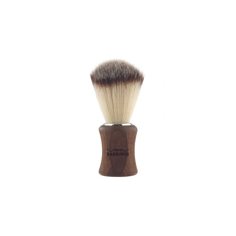 Sibel Barburys Techno Walnut Synthetic Bristle Shaving Brush