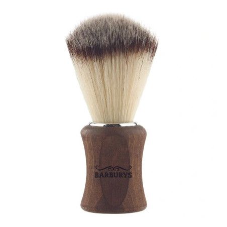 Sibel Barburys Techno Walnut Synthetic Bristle Shaving Brush